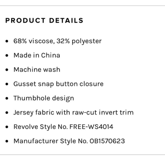 FREE People Sloane Bodysuit, NWT - Picture 7 of 8